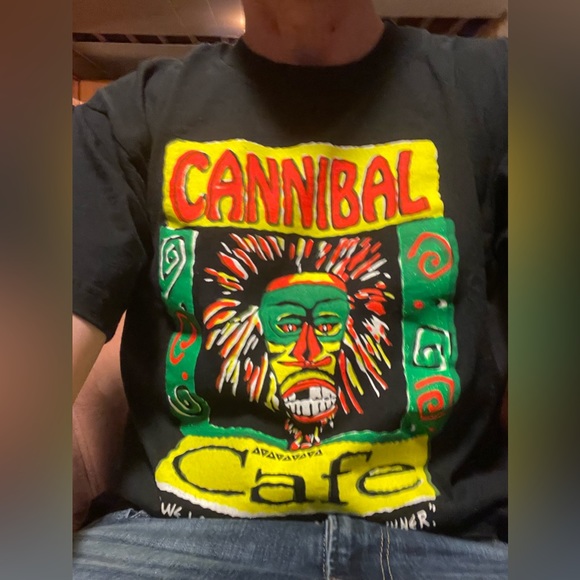 🇫🇯 🥩 Cannibal Cafe We ❤️ To Have You For Dinner Fiji US XL Tee Shirt 🥩 🇫🇯 - Picture 9 of 9